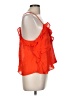 J.Crew 100% Viscose Orange Sleeveless Blouse Size M - photo 4