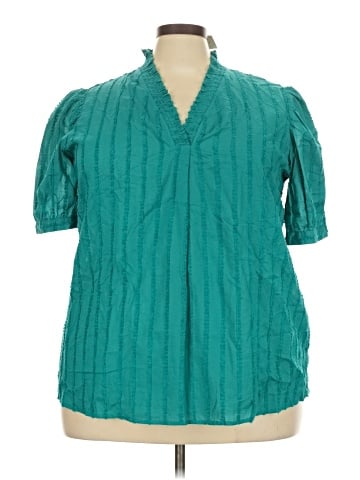 Lane Bryant Short Sleeve Blouse (view 1)