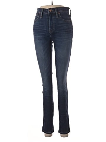 Madewell 10" High-Rise Skinny Jeans in Danny Wash: TENCEL&trade; Denim Edition (view 1)
