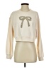 LoveShackFancy Ivory Sweatshirt Size XS - photo 1