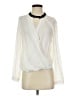 Charlotte Russe 100% Polyester Ivory White Long Sleeve Blouse Size S - photo 1