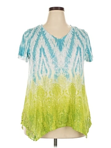 Time and Tru Short Sleeve Blouse (view 1)