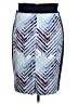 Alex Marie Graphic Blue Casual Skirt Size 16 - photo 2