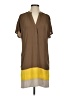 BCBGMAXAZRIA 100% Polyester Color Block Brown Casual Dress Size XS - photo 1