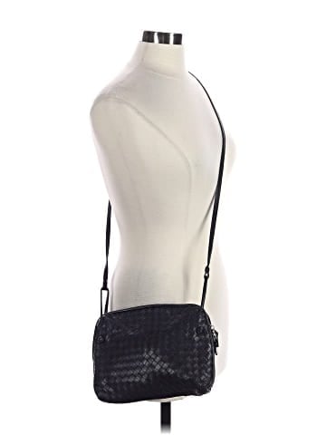Bottega Veneta Leather Intrecciato Crossbody Bag (view 2)