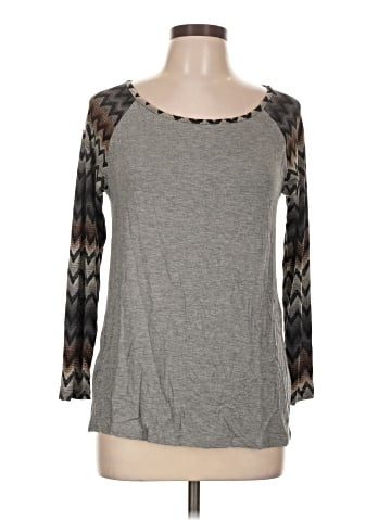 emerald 3/4 Sleeve T-Shirt (view 1)
