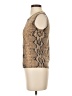 Neiman Marcus Tan Sleeveless Top Size S - photo 5