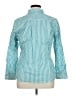 Foxcroft 100% Cotton Stripes Teal Long Sleeve Button-Down Shirt Size XL - photo 2