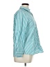 Foxcroft 100% Cotton Stripes Teal Long Sleeve Button-Down Shirt Size XL - photo 4