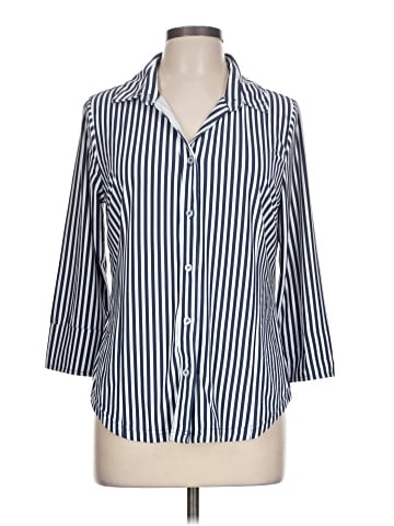 Lulu-B 3/4 Sleeve Button-Down Shirt (view 1)