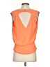 Naked Zebra 100% Polyester Orange Sleeveless Blouse Size S - photo 2
