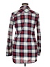 Passport 100% Polyester Plaid Red Long Sleeve Blouse Size XL - photo 2