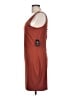 Express Solid Brown Casual Dress Size L - photo 5