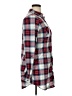 Passport 100% Polyester Plaid Red Long Sleeve Blouse Size XL - photo 4