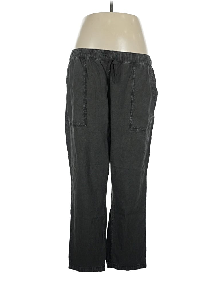 Pre-owned Pilcro Linen Pants In Gray