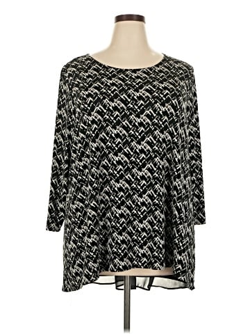 Coldwater Creek 3/4 Sleeve Top (view 1)
