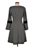 Elle Tweed Gray Casual Dress Size M - photo 2