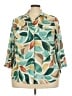 Alfred Dunner Tropical Green 3/4 Sleeve Blouse Size 2X - photo 1
