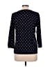 Talbots Polka Dots Black Pullover Sweater Size L - photo 2