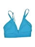 Xhilaration Solid Blue Swimsuit Top Size S - photo 1