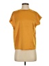 Maison d' Amelie 100% Polyester Yellow Short Sleeve Top Size XS - photo 1
