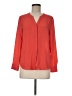 Apt. 9 100% Polyester Red Long Sleeve Blouse Size M (petite) - photo 1