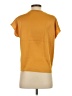 Maison d' Amelie 100% Polyester Yellow Short Sleeve Top Size XS - photo 2