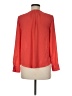 Apt. 9 100% Polyester Red Long Sleeve Blouse Size M (petite) - photo 2