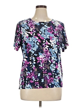 Jm Collection Short Sleeve Blouse