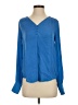 Maison d' Amelie 100% Polyester Blue Long Sleeve Blouse Size XS - photo 1