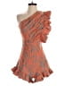 Alexis Orange Brown Romper Size S - photo 1