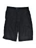 Street Rules 100% Polyester Solid Black Cargo Shorts Size 6 - photo 1