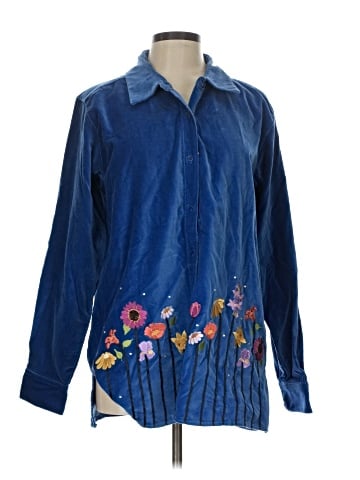 Quacker Factory Long Sleeve Blouse (view 1)