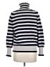 Rebecca Taylor Stripes Blue Wool Pullover Sweater Size M - photo 2