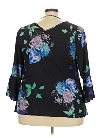 City Chic 3/4 Sleeve Blouse (view 2)
