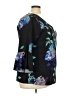 City Chic Black 3/4 Sleeve Blouse Size 18 Plus (M) - photo 4