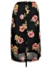 Emma James 100% Polyester Floral Black Casual Skirt Size 18W - photo 2