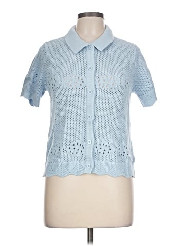 Just Fab Short Sleeve Blouse (view 1)