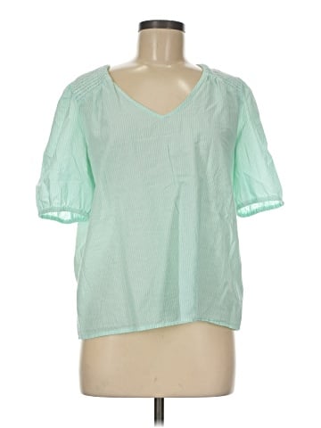 J.Crew Factory Store Short Sleeve Blouse (view 1)