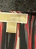 MICHAEL Michael Kors 100% Polyester Red 3/4 Sleeve Blouse Size M - photo 7