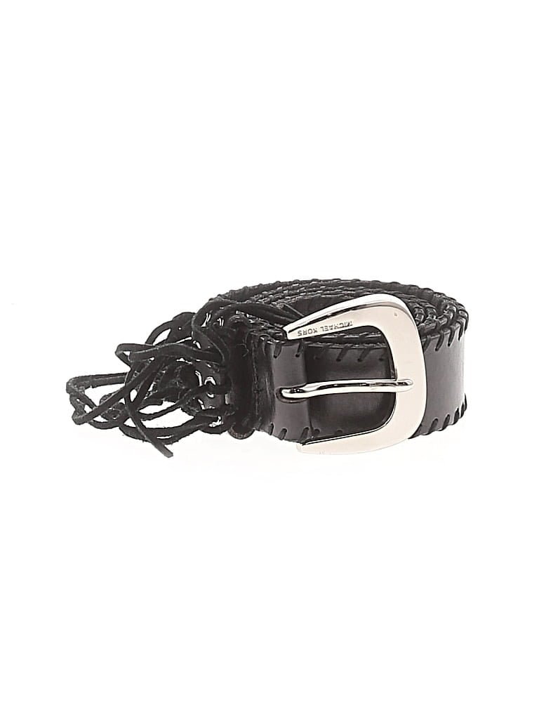 Pre-owned Michael Michael Kors Leather Belt In Black