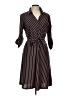 Mlle Gabrielle Stripes Black Casual Dress Size L - photo 1