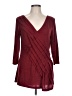 Deletta Burgundy Cocktail Dress Size L - photo 1