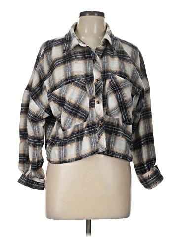 Ci Sono 3/4 Sleeve Button-Down Shirt (view 1)