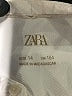 Zara Solid Ivory White Long Sleeve Button-Down Shirt Size 14 - photo 3