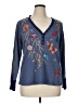 Johnny Was Blue Pullover Sweater Size XL (petite) - photo 1
