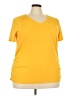 Lane Bryant Yellow Short Sleeve Top Size 22 - 24 Plus - photo 1