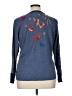 Johnny Was Blue Pullover Sweater Size XL (petite) - photo 2