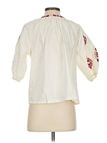 Solitaire 3/4 Sleeve Blouse (view 2)