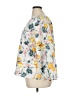 Chico's 100% Cotton Yellow 3/4 Sleeve Blouse Size XL (3) - photo 5